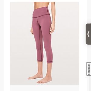 Lululemon Wunder Under High-Rise Crop 21" Leggings